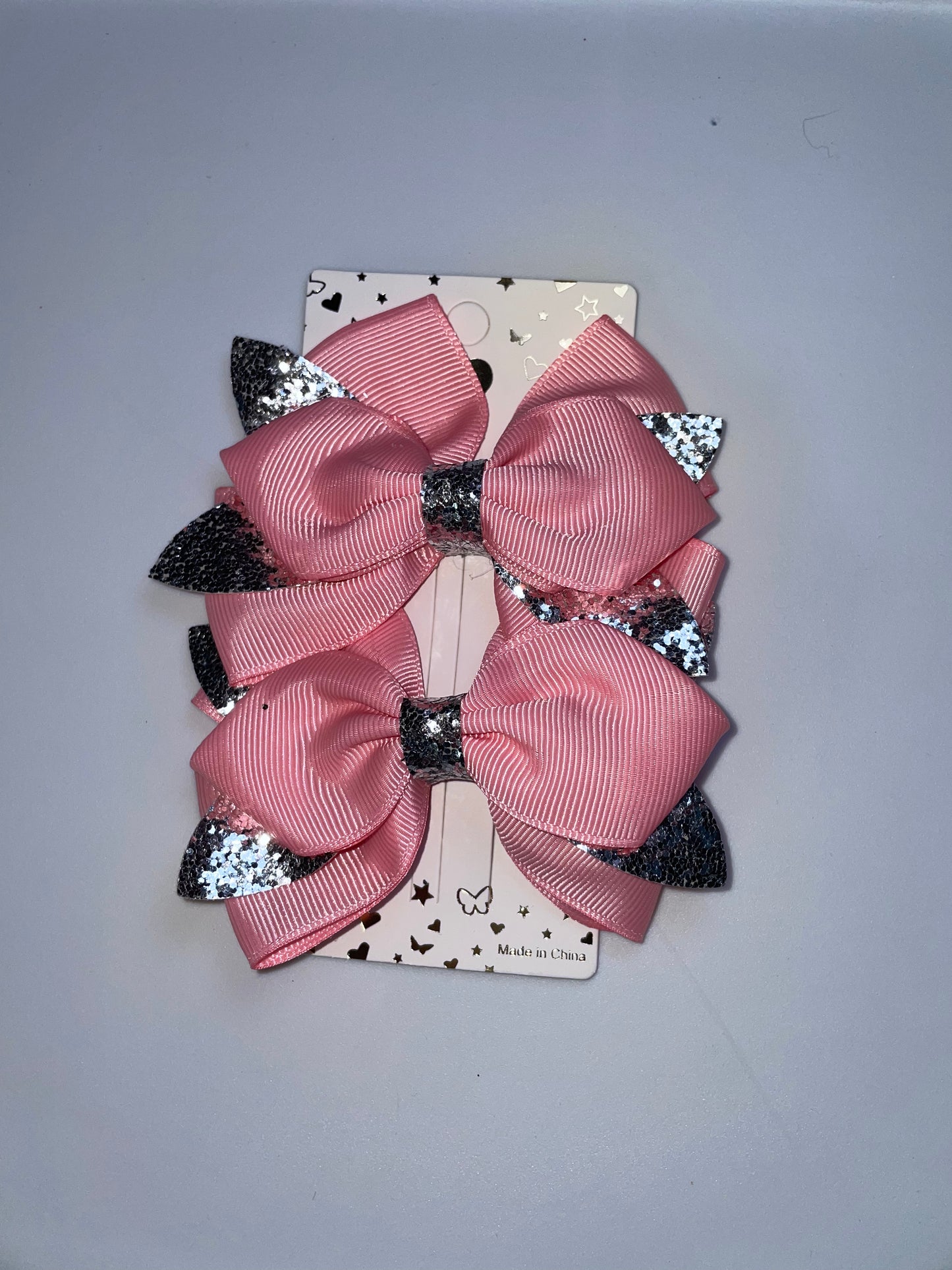 Bling Hair Bow Clips