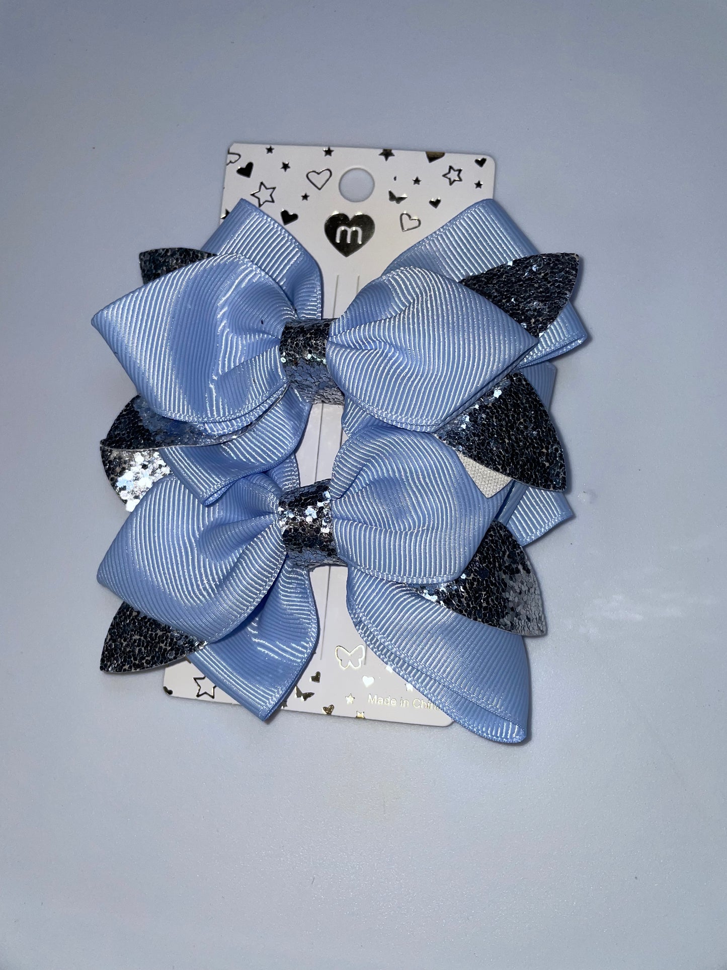 Bling Hair Bow Clips