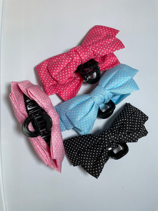 Double Sided Bow Hair Claw